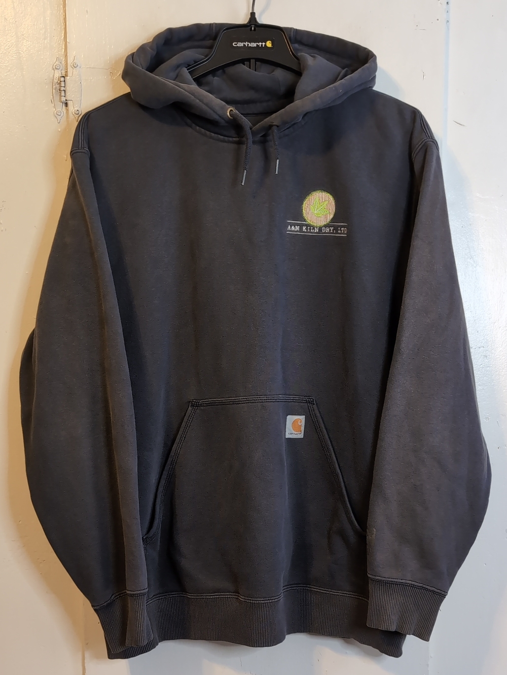 Carhartt Rain Defender Gray Hoodie mens XL